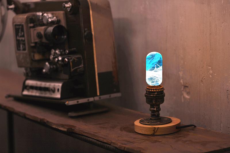 Handcrafted LED Resin Art Bulbs 3-Pack