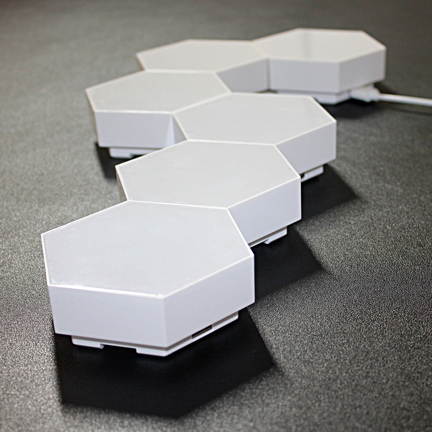 Touch-Sensitive RGB Hexagon LED Wall Lights