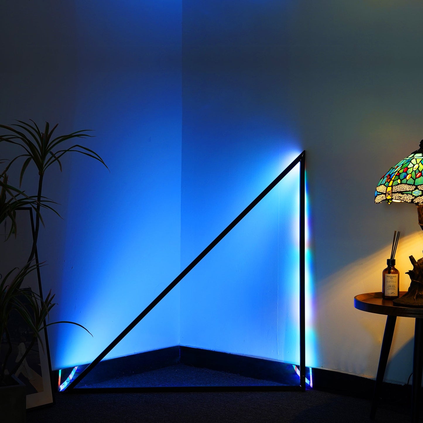 Smart RGB LED Music Sync Triangle Floor Lamp