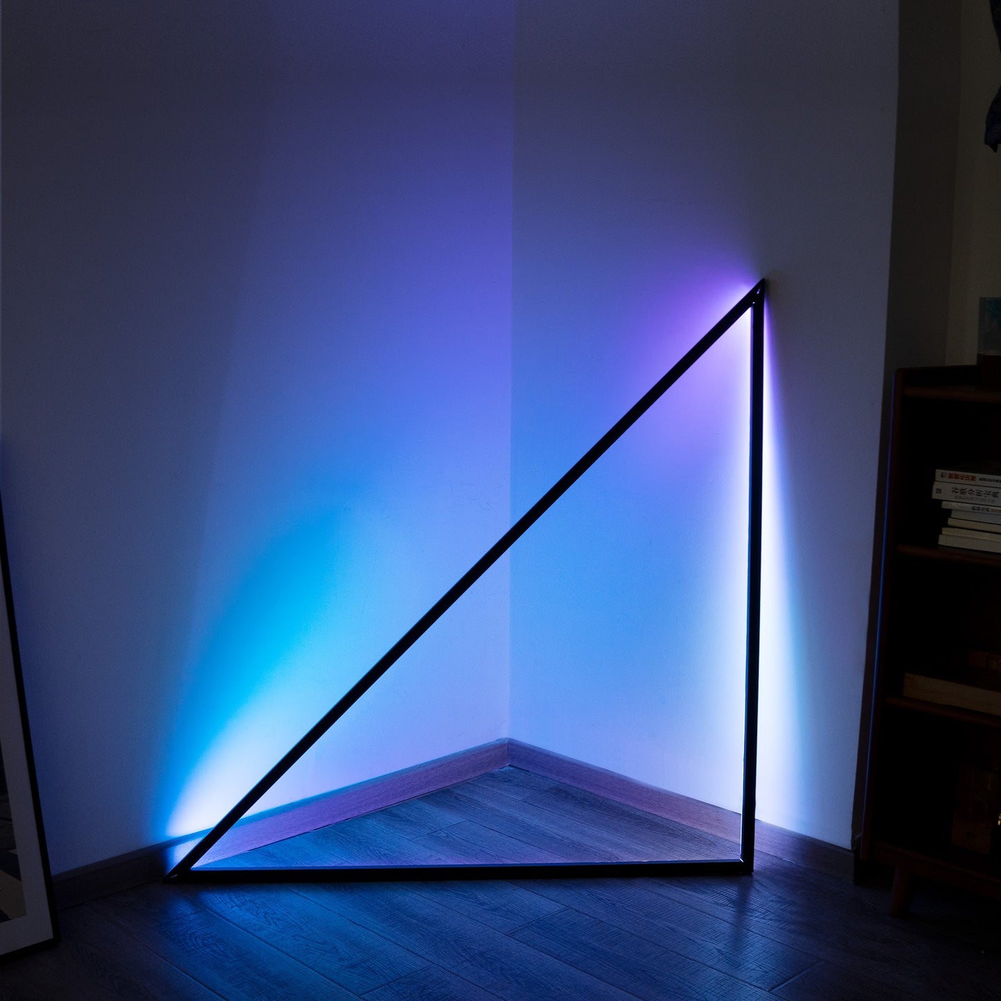 Smart RGB LED Music Sync Triangle Floor Lamp